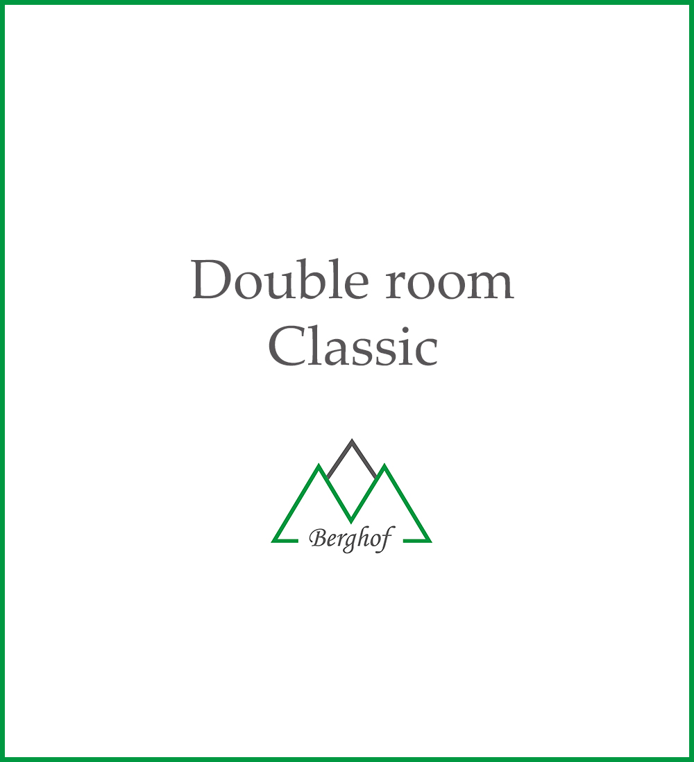 Card for double room at hotel Berghof Baiersbronn