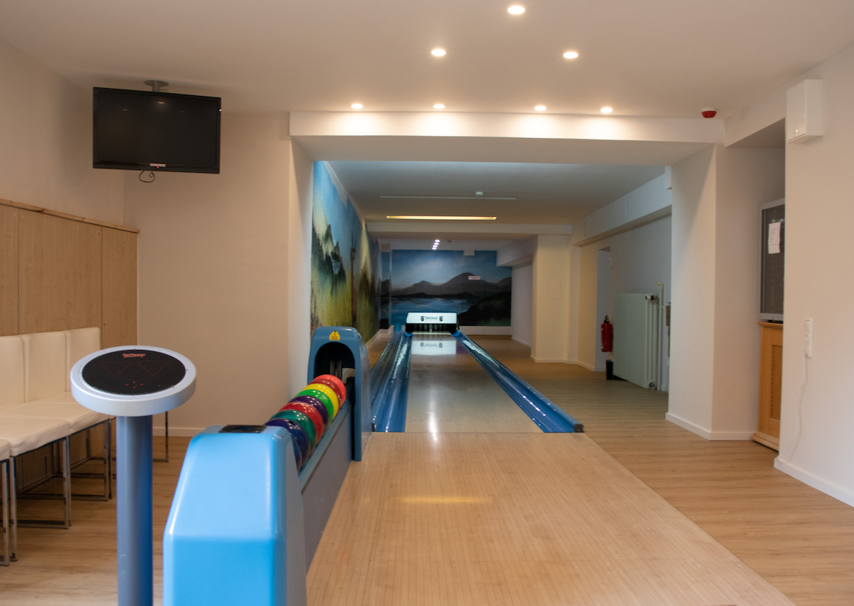 Bowlingbahn im Berghof Hotel Baiersbronn