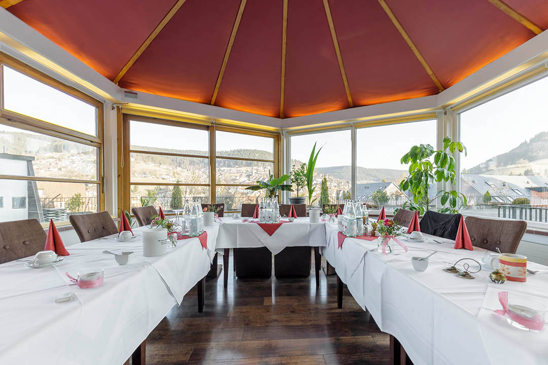 Restaurant at hotel Berghof Baiersbronn